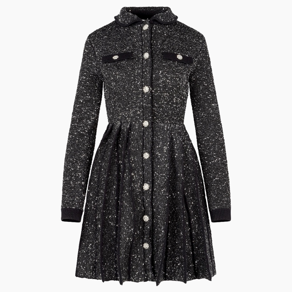 Hill House Black Long Sleeve Dress